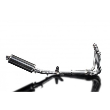 Delkevic volledig systeem Oval Carbon 350mm zonder e-keur - GSX-S1000F (2015-2020)