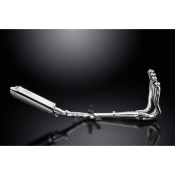 Delkevic volledig systeem Tri-Oval RVS 320mm zonder e-keur - GSX-S1000F (2015-2020)