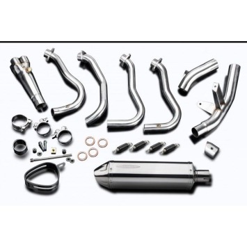 Delkevic volledig systeem Tri-Oval RVS 320mm zonder e-keur - GSX-S1000F (2015-2020)