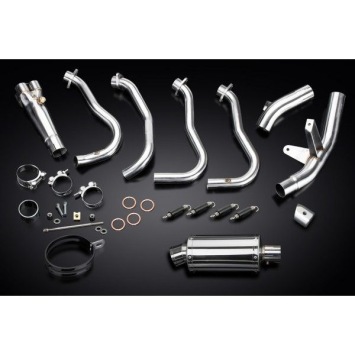 Delkevic volledig systeem Oval RVS 225mm zonder e-keur - GSX-S1000F (2015-2020)