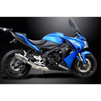 Delkevic volledig systeem Oval RVS 225mm zonder e-keur - GSX-S1000F (2015-2020)