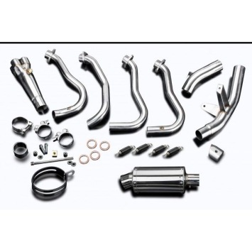 Delkevic volledig systeem Oval RVS 225mm zonder e-keur - GSX-S1000F (2015-2020)