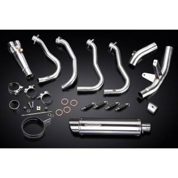 Delkevic volledig systeem Round RVS 350mm zonder e-keur - GSX-S1000F (2015-2020)