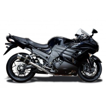 Delkevic volledig systeem Round Carbon 200mm zonder e-keur - ZZR1400 2012-2020