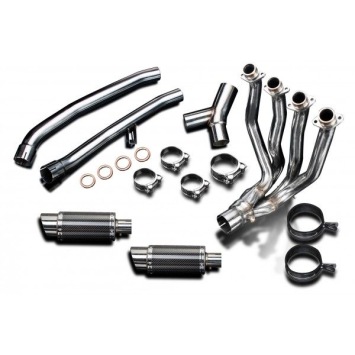 Delkevic volledig systeem Round Carbon 200mm zonder e-keur - ZZR1400 2012-2020