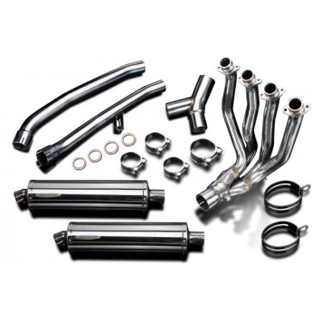 Delkevic volledig systeem Oval RVS 450mm zonder e-keur - ZZR1400 2012-2020