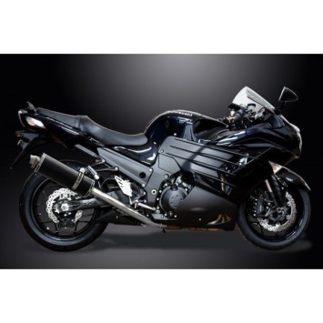 Delkevic volledig systeem Oval Carbon 350mm zonder e-keur - ZZR1400 2012-2020