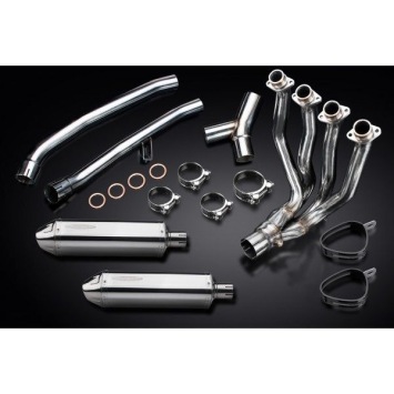 Delkevic volledig systeem Tri-Oval RVS 320mm zonder e-keur - ZZR1400 2012-2020