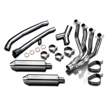 Delkevic volledig systeem Tri-Oval RVS 320mm zonder e-keur - ZZR1400 2012-2020