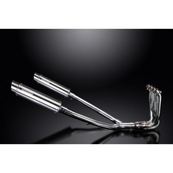 Delkevic volledig systeem Round RVS 350mm zonder e-keur - ZZR1400 2012-2020