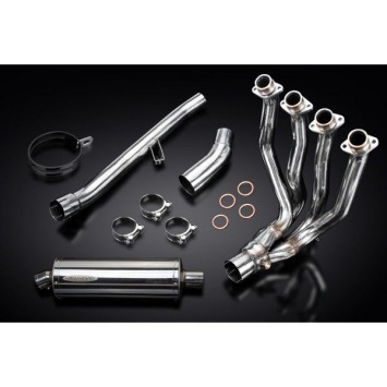 Delkevic volledig systeem Oval RVS 350mm zonder e-keur - ZZR1400 (2012-2020)