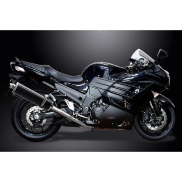 Delkevic volledig systeem Oval Carbon 450mm - ZZR1400 (2012-2020)