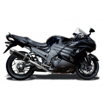 Delkevic volledig systeem Round Carbon 350mm zonder e-keur - ZZR1400 (2012-2020)