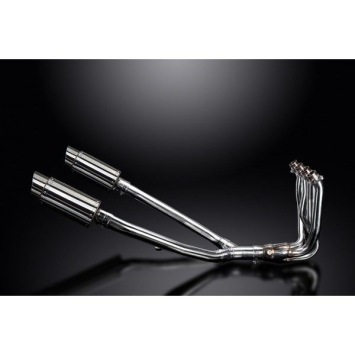 Delkevic volledig systeem Round RVS 200mm zonder e-keur - ZZR1400 2012-2020