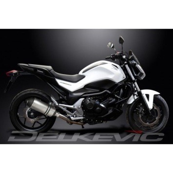 Delkevic slip-on kit X-Oval Titanium 260mm zonder e-keur - NC750S/X (2014-2017)