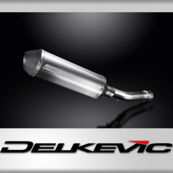 Delkevic slip-on kit X-Oval Titanium 343mm zonder e-keur - FZ1 FAZER (2006-2015)