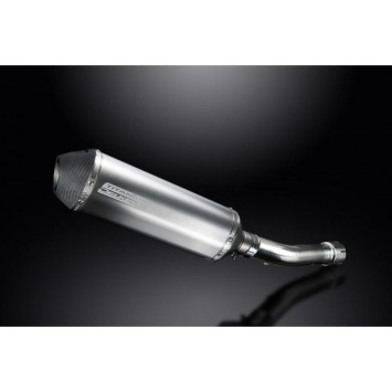 Delkevic slip-on kit X-Oval Titanium 343mm zonder e-keur - FZ1 FAZER (2006-2015)