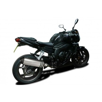 Delkevic slip-on kit X-Oval Titanium 343mm zonder e-keur - FZ1 FAZER (2006-2015)