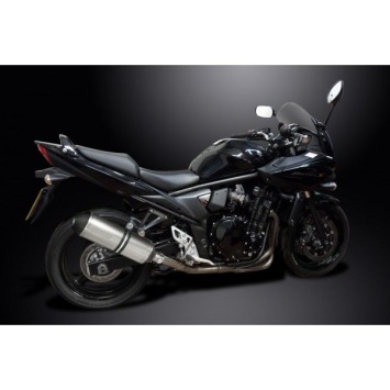 Delkevic slip-on kit X-Oval Titanium 343mm zonder e-keur - GSF1250 BANDIT (2007-2014)