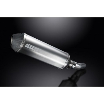 Delkevic slip-on kit X-Oval Titanium 343mm zonder e-keur - ZX-10R NINJA (2008-2010)