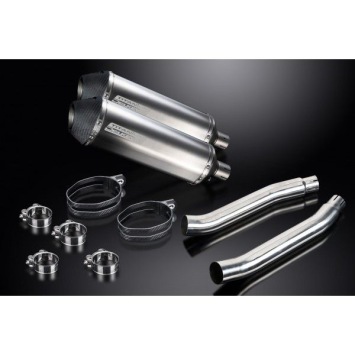 Delkevic Slip-on Kit X-Oval Titanium 343mm ohne EG-BE - TDM900 (2002-2013)