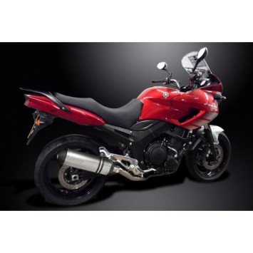 Delkevic Slip-on Kit X-Oval Titanium 343mm ohne EG-BE - TDM900 (2002-2013)