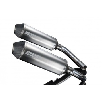 Delkevic slip-on kit X-Oval Titanium 343mm zonder e-keur - YZF-R1 (2009-2014)