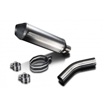 Delkevic slip-on kit X-Oval Titanium 343mm zonder e-keur - GSX-S750 (2015-2019)