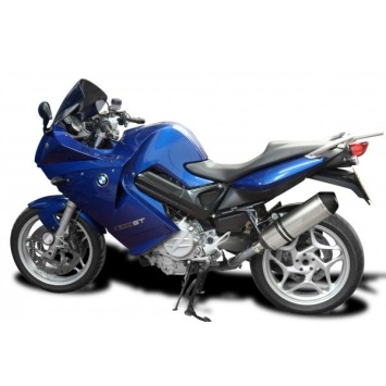 Delkevic slip-on kit X-Oval Titanium 343mm zonder e-keur - F800 S/ST (2006-2014)