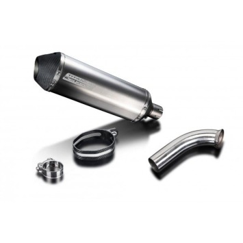 Delkevic slip-on kit X-Oval Titanium 343mm zonder e-keur - F800 S/ST (2006-2014)