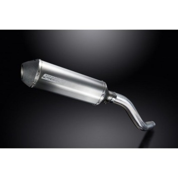 Delkevic slip-on kit X-Oval Titanium 343mm zonder e-keur - Z800 (2013-2016)