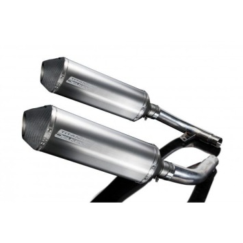 Delkevic slip-on kit X-Oval Titanium 343mm zonder e-keur - CBF1000 (2006-2011)