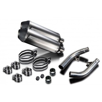 Delkevic slip-on kit X-Oval Titanium 343mm zonder e-keur - CBF1000 (2006-2011)