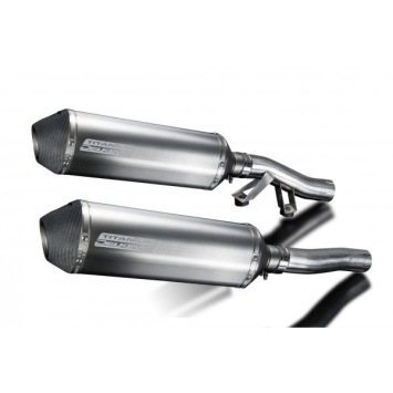 Delkevic slip-on kit X-Oval Titanium 343mm zonder e-keur - GTR1000 (1986-2006)