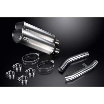 Delkevic slip-on kit X-Oval Titanium 343mm zonder e-keur - FJR1300 (2000-2005)