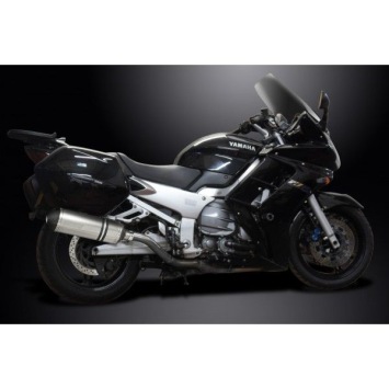 Delkevic slip-on kit X-Oval Titanium 343mm zonder e-keur - FJR1300 (2000-2005)