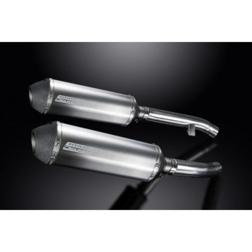 Delkevic slip-on kit X-Oval Titanium 343mm zonder e-keur - FJR1300 (2000-2005)