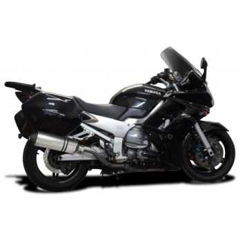 Delkevic slip-on kit X-Oval Titanium 343mm zonder e-keur - FJR1300 (2000-2005)