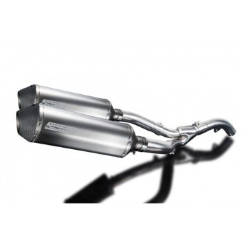 Delkevic slip-on kit X-Oval Titanium 343mm zonder e-keur - ZX-10R NINJA (2006-2007)