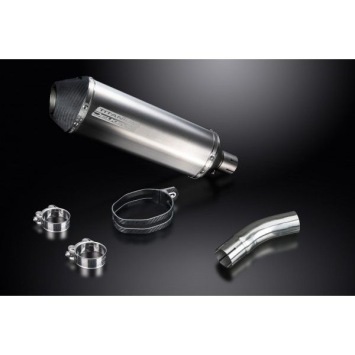 Delkevic slip-on kit X-Oval Titanium 343mm zonder e-keur - GSX-R600 L1-L6 (2011-2016)