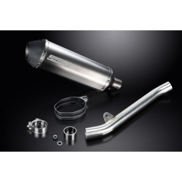 Delkevic slip-on kit X-Oval Titanium 343mm zonder e-keur - ZX-6R NINJA (2009-2017)