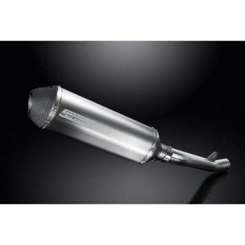 Delkevic slip-on kit X-Oval Titanium 343mm zonder e-keur - ZX-6R NINJA (2009-2017)