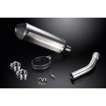 Delkevic slip-on kit X-Oval Titanium 343mm zonder e-keur - S1000RR (2015-2016)