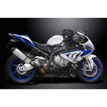 Delkevic slip-on kit X-Oval Titanium 343mm zonder e-keur - HP4 (2013-2015)