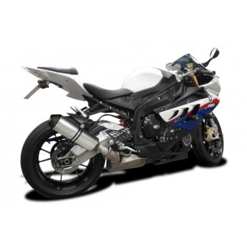 Delkevic slip-on kit X-Oval Titanium 343mm zonder e-keur - S1000RR (2010-2014)