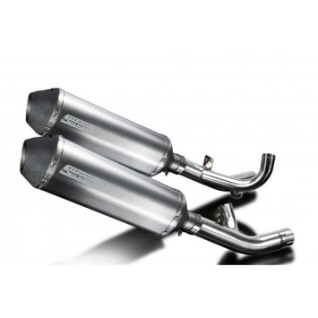 Delkevic slip-on kit X-Oval Titanium 343mm zonder e-keur - V-Max 1700 (2009-2016)
