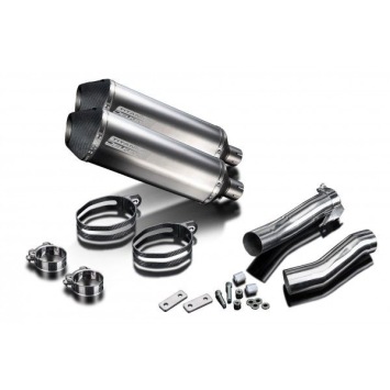 Delkevic slip-on kit X-Oval Titanium 343mm zonder e-keur - Z1000 (2010-2020)
