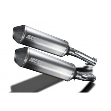 Delkevic slip-on kit X-Oval Titanium 343mm zonder e-keur - Z1000 (2010-2020)