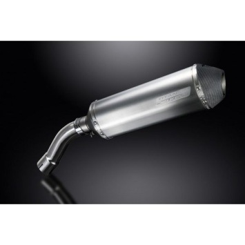 Delkevic slip-on kit X-Oval Titanium 343mm zonder e-keur - F800R (2009-2016)