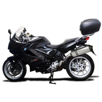 Delkevic slip-on kit X-Oval Titanium 343mm zonder e-keur - F800R (2009-2016)